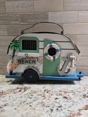 Camper Beach House Bird Cage